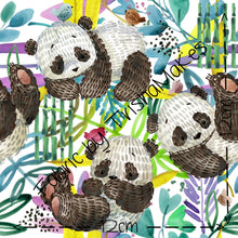Load image into Gallery viewer, ROUND 19 - Embroidered Pandas 2.0