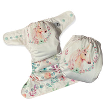 Load image into Gallery viewer, Unicorn Panel Nappy Cuts