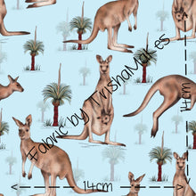 Load image into Gallery viewer, ROUND 17 - Exclusive Kangaroo Krew on Blue (PUL)