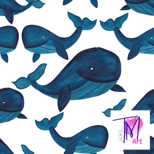 033 Whales - Seamless Pattern (LIMITED)