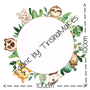 Safari Wreath Panel