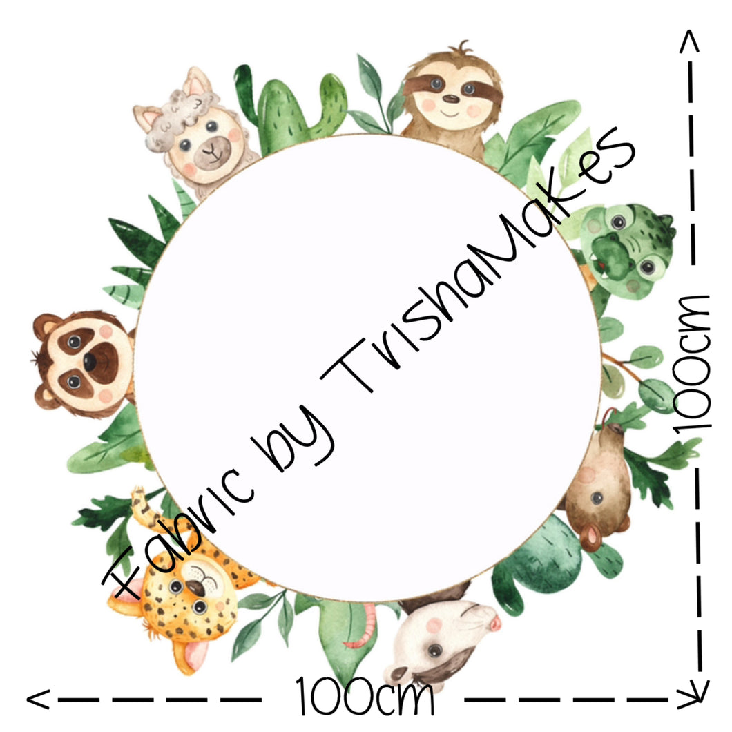 Safari Wreath Panel