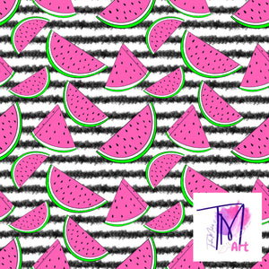 040 Watermelon Slices - Seamless Pattern (UNLIMITED)