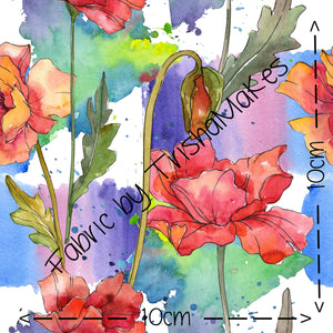 ROUND 15 - Watercolour Poppies