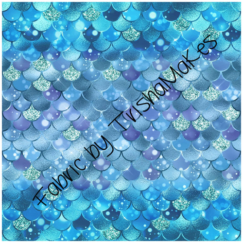 THEME ROUND 2 - Ocean Blue Mermaid Scales