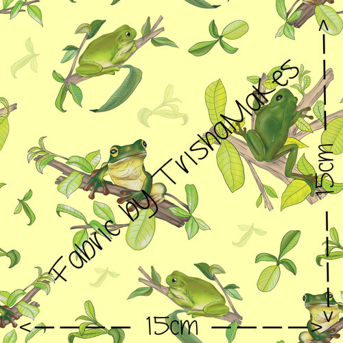 THEME RND 16 - EXCLUSIVE Gabbie the Green Tree Frog on Yellow (PUL)