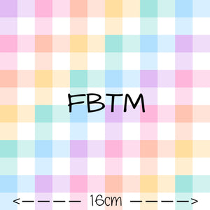 ROUND 25 - Rainbow Checker Print